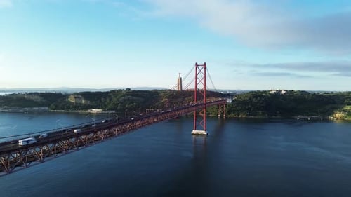 25th April Bridge in Lisbon