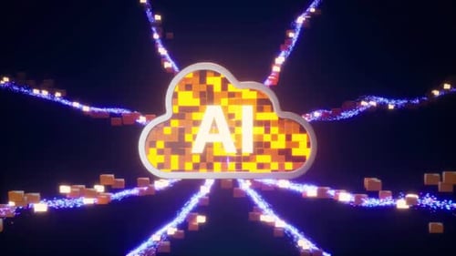 AI Cloud Computing with Futuristic Data Network