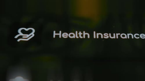 Categoria de seguro saúde no aplicativo Expense Tracker