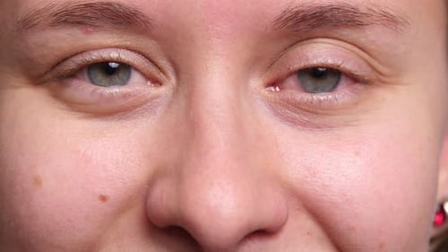 Extreme Closeup of Woman'S Eyes Adult