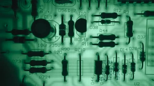 Electronic PCB Printed Circuit Board Digital Abstract Background Electrical Scheme Technology