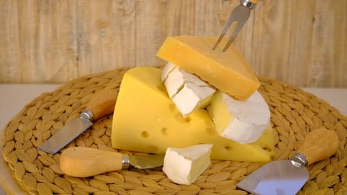 Different Cheese on the Table