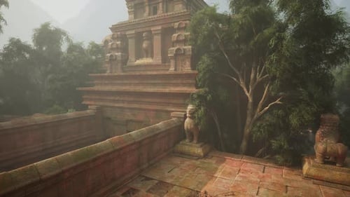 Ancient Mayan Temple Hidden in Jungle