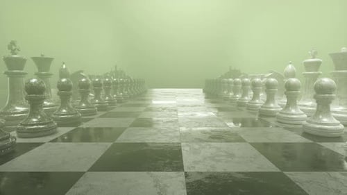 Schachfiguren 3D-Hintergrundanimation 7