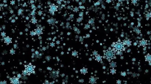 Falling Snowflakes Winter Background