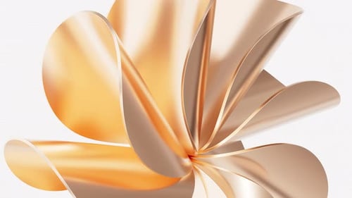 Abstract metal curve background,3d rendering.