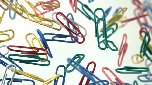 Colorful Paper Clips Stationary Supply Office Organization Tools