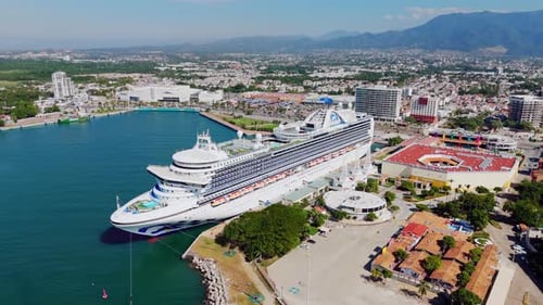 Cruise In The City Of Puerto Vallarta, Jalisco. Mexico