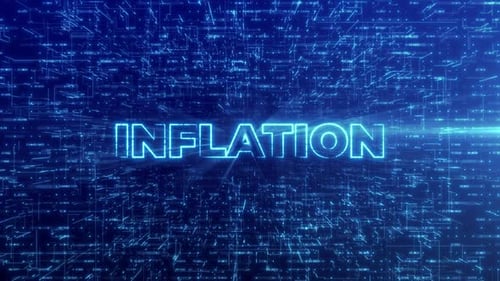 Futuristic Digital Data Network Inflation Title Reveal