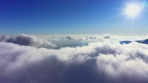 Wonderful view of extraordinary cloudy valley