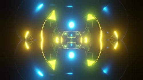 Kaleidoscopic VJ Loop Featuring Colorful and Hypnotic Designs