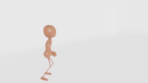 Modern 3D Character Walking Animation Loop