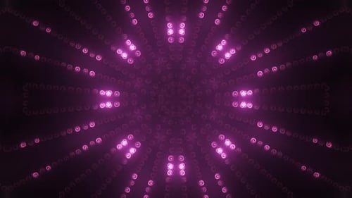 Fondo de VJ animado Led Gold Circle