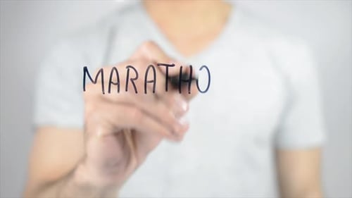 Marathon, Writing on Screen