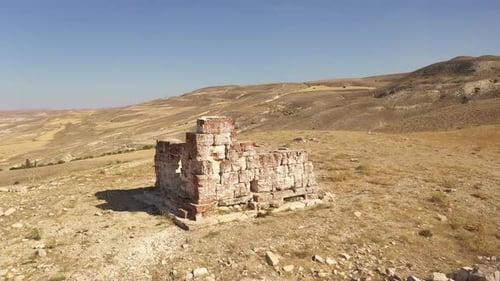 Historic Castle On The High Mountain