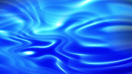 Full HD abstract wavy blue lines surface animation background