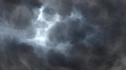 Dramatic Storm Clouds Moving Across the Sky