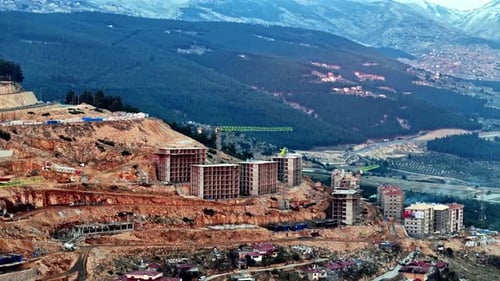 Multi-Story Residential Construction on Hillside