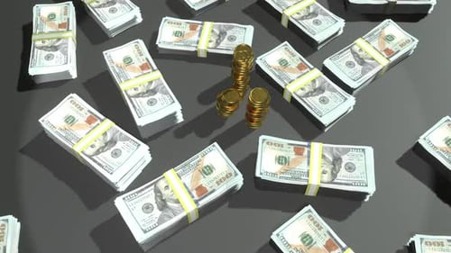 Geld auf dem Boden Hd