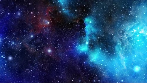 Flying through star fields in deep space