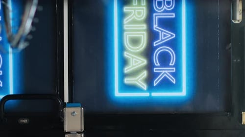 Vertical Video Front Door of Clothing Shop