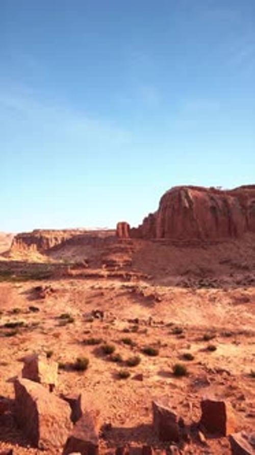 Barren Nevada Desert Landscape