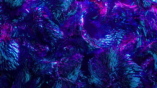 3d Render of Abstract Art Video Animation 3d Background with Surreal Motion Moving Festive Wavy