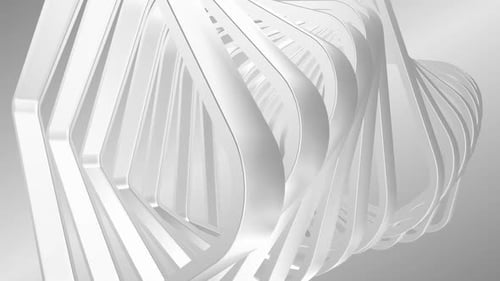 Weißer geometrischer Rundfunkhintergrund