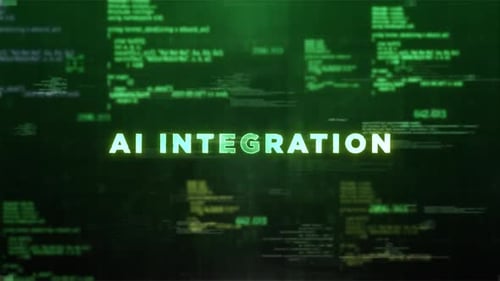 Hologramm-Video im KI-Integrationsstil