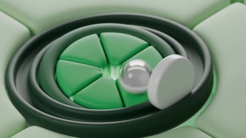 3D-Hüpfschlaufe mit Stoffball