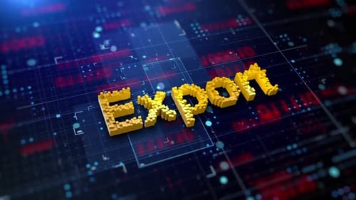 Exportación de palabras pixeladas