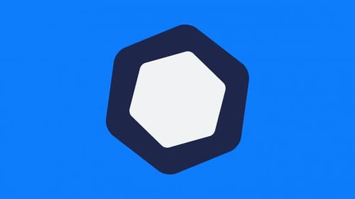 Hexagon transition background