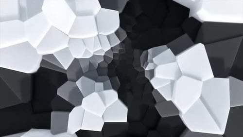 Abstraktes geometrisches 3D-Muster