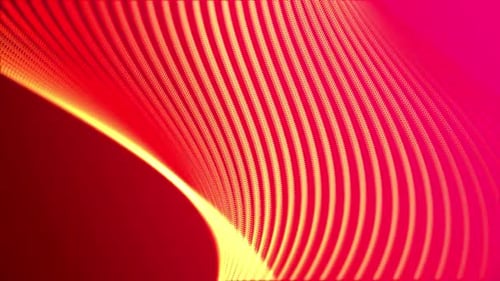 Abstract Flowing Line Particles Background Animation