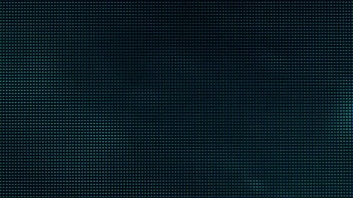 LED multicolores RGB sur la matrice du téléviseur CloseUp