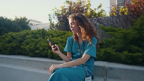 Nurse daily life at the hospital