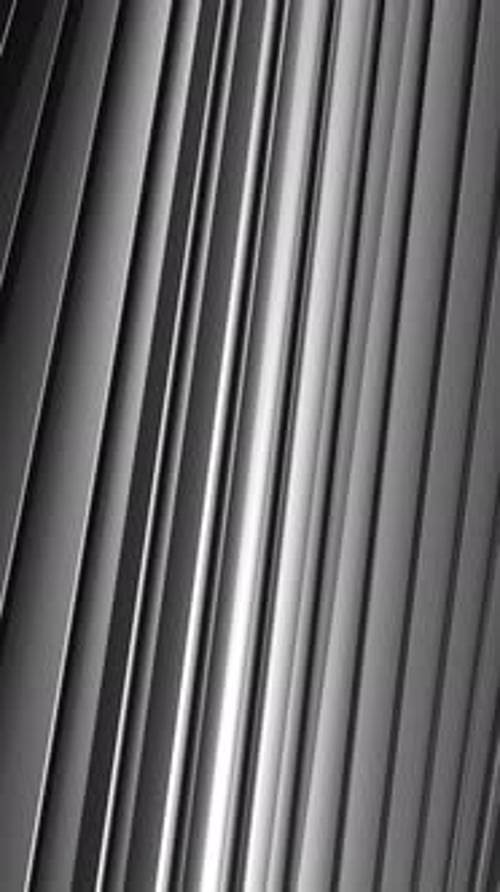 Animated Vertical Metallic Geometric Stripes Abstract Background