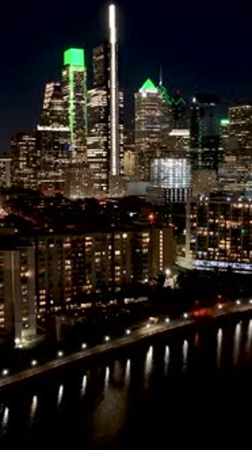 Philadelphia Skyline At Philadelphia In Pennsylvania United States.