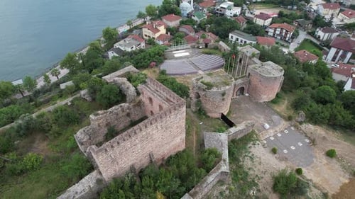 Aerial Old Castle