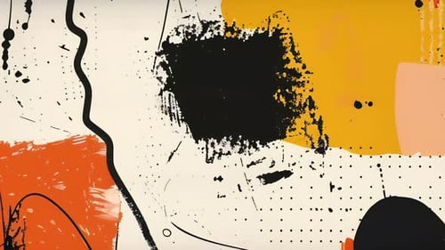 Dirty Surface Abstract Texture Loop | Seamless Grunge Animation with Ink and Scratches