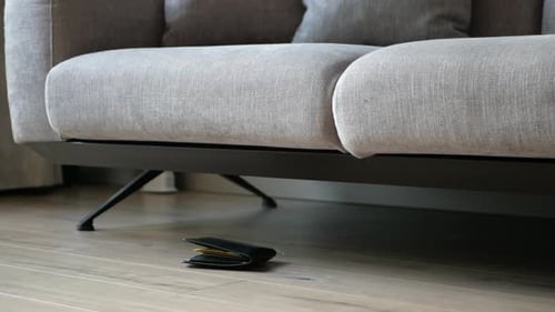 Forget Wallet on Floor at Home