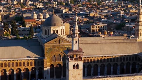 Umayyaden-Moschee in Damaskus - Drohne