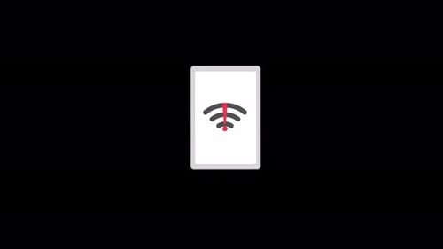 Animated Wi-Fi Network Status Icon