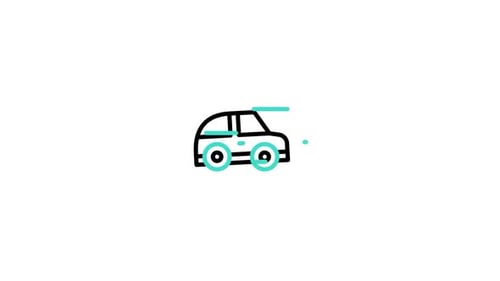 Minicar Animated Icon