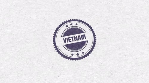 Vietnam Golden Rubber Stamp