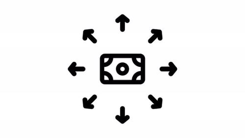 Minimalist Corporate Finance Icons Animation