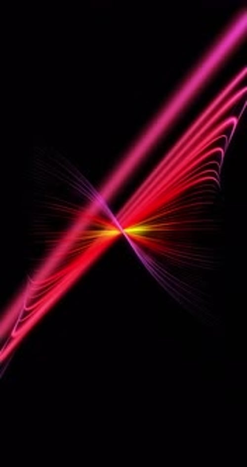 Fraktale rote Linien