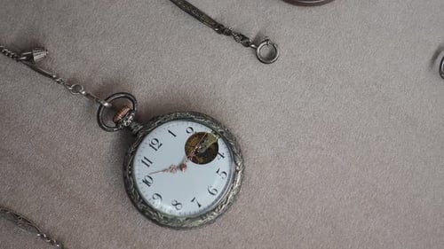 Old pocket watch as Background