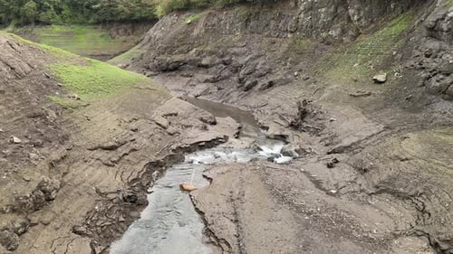aerial drought river