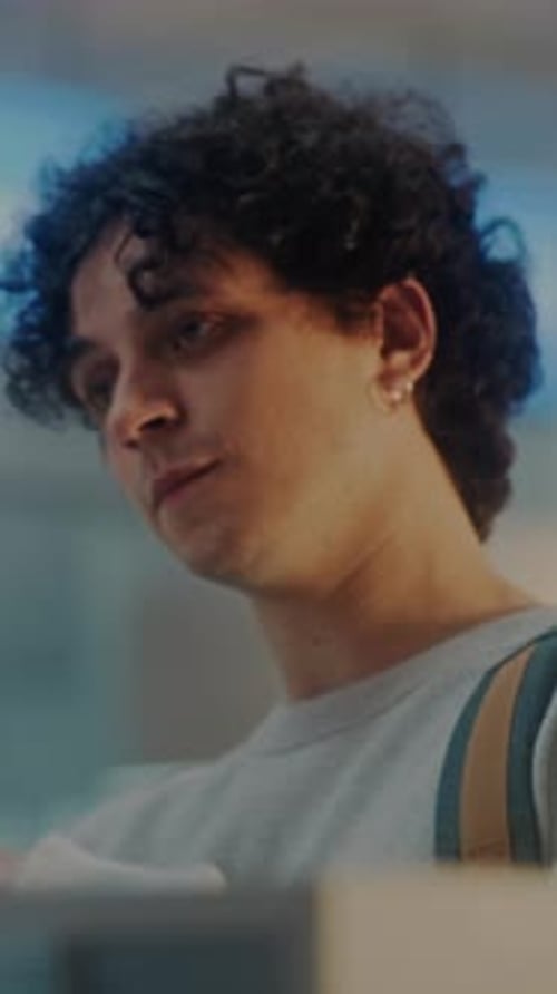 Airport Checkin Counter Passenger During Passport Control for Boarding Flight